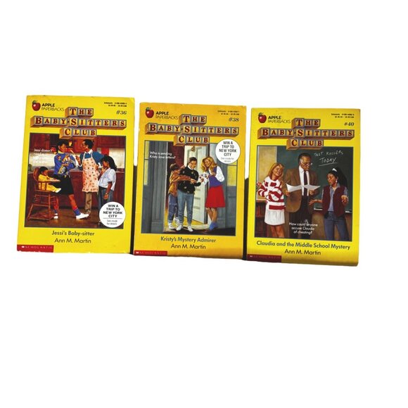 Vintage The Baby Sisters Club Books #36 #38 #40 Ann M Martin Scholastic - Picture 1 of 7